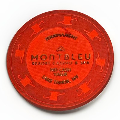 Montbleu Gaming Chip Circulated, Lake Tahoe Nevada NCV Very Scarce Chip