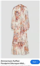 ZIMMERMANN PATTIE MAXI DRESS. BRAND NEW WITH TAGS.  Size 2. 