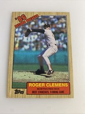 ROGER CLEMENS 1987 Topps Baseball ⚾️ Card Near Mint zam