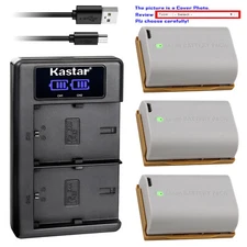 Kastar Battery LKD2 USB Charger for LP-E6 LP-E6N Marshall On-Camera HDMI Monitor
