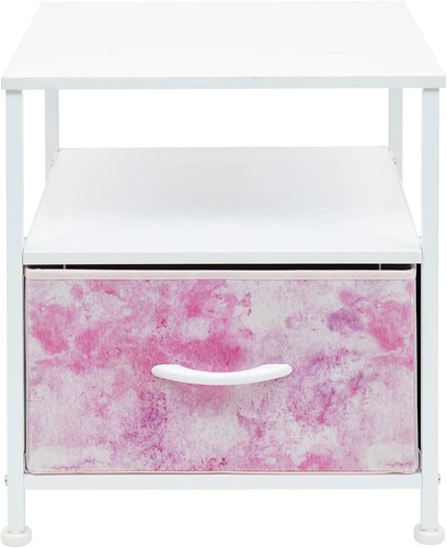 Sorbus Nightstand Shelf Storage w/ Drawer - Bedside Furniture & Accent End Table - 第 17/24 張圖片