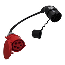 Type 2 Car Charger, EV Socket converter. To 16A Commando CEE Outdoor Power