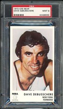 1972 Icee Bear Basketball Dave DeBusschere PSA 9