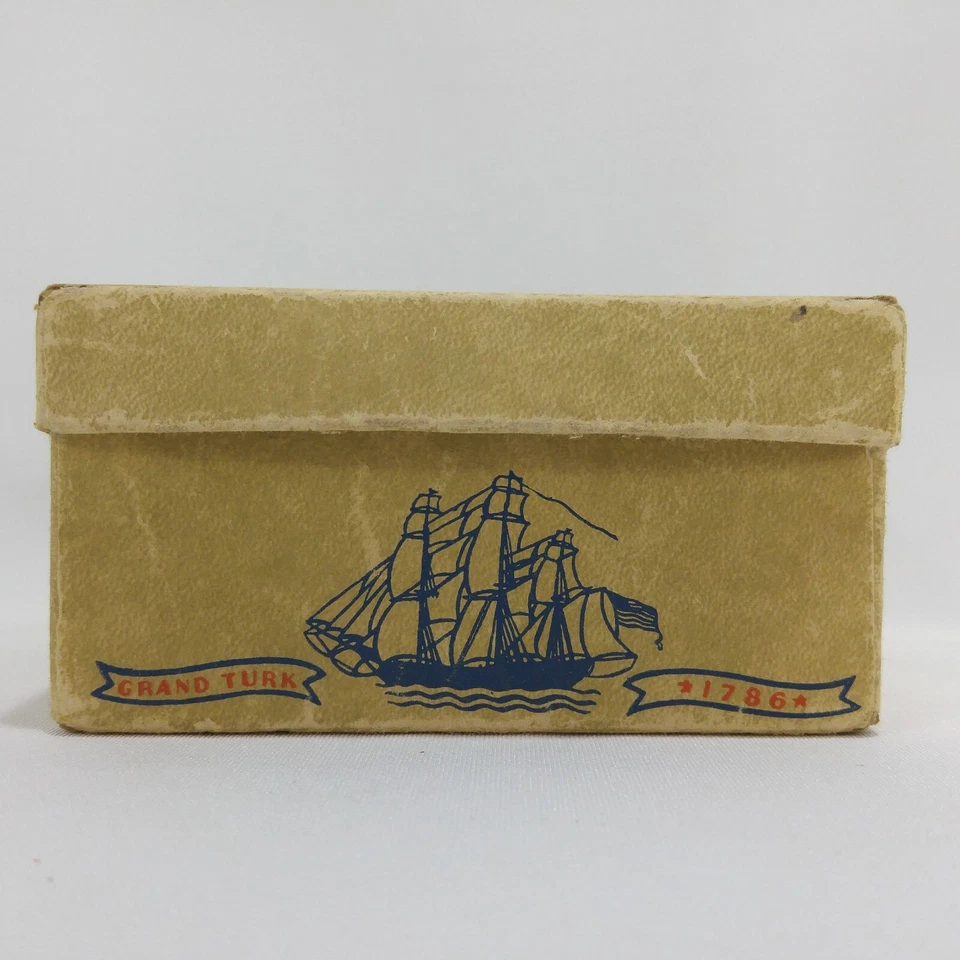 Old Spice Collectible BOX ONLY Salem Frigate Essex Bathroom Barber Shop Decor - Image 4 of 4