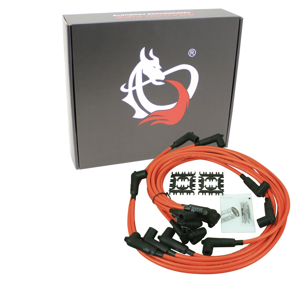 Juego de cables de enchufe bajo Dragon Fire para Dodge Mopar Chrysler 1959-1972 383 400 413 440 Foto 2 de 4