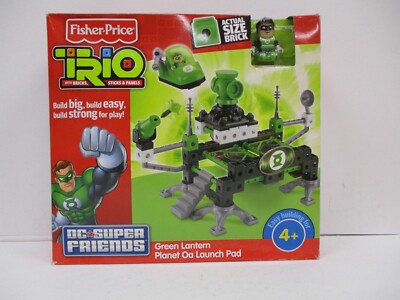 Fisher-Price Trio DC Super Friends W1993 Green Lantern Planet Oa Launch Pad