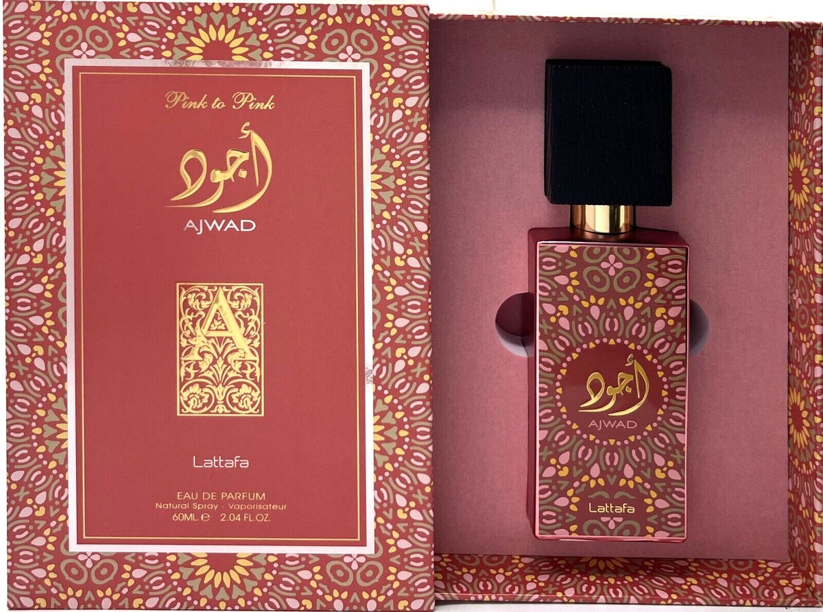 LATTAFA AJWAD PINK TO PINK EAU DE PARFUM SPRAY UNISEX 2.04 Oz / 60