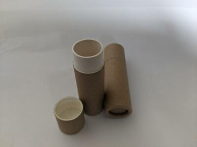 100% ECO PUSH UP BEHÄLTER LIPPENBALSAM & FESTES PARFÜM TUBE KARTON 10-12ml jca