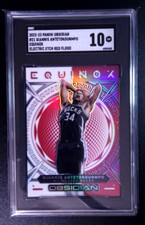 2022-23 Obsidian Equinox Giannis Antetokounmpo Etch Red Flood SGC 10 Pop 1!