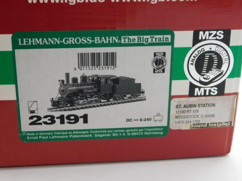 LGB G Scale Model Train Mogul 2-6-0 Steam Locomotive 23191 - Made in Germany - Picture 20 of 20