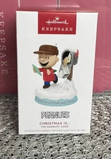 BRAND NEW 2024 HALLMARK KEEPSAKE ORNAMENT PENUTS CHRISTMAS IS....THE PENUTS GANG