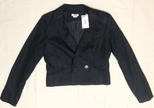 NWT Jason Wu Blazer Double Breasted Navy Blue size M Medium New