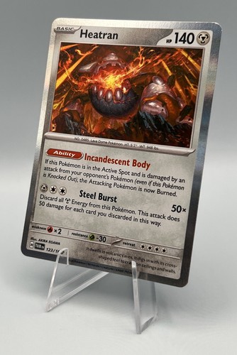 123/167 Heatran - Twilight Masquerade - Holo Rare NM Pokemon