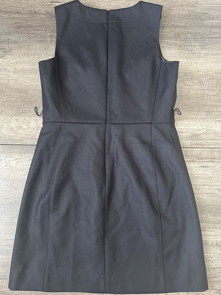 J Crew Womens Black Dress 8 Career Preppy Minimalist Simple