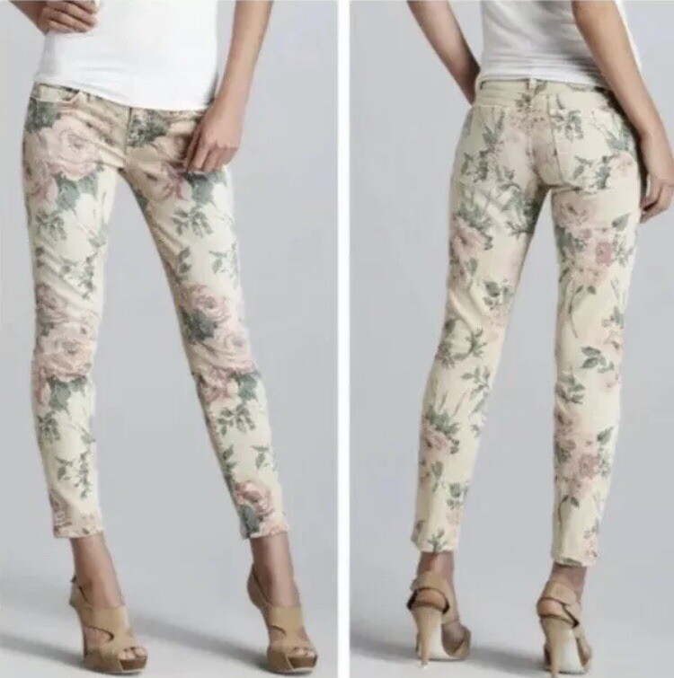 Current/Elliott Haystack Floral Print Stiletto Sk… - image 2