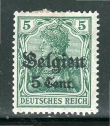 GERMANY GERMAN OFFICES IN BELGIUM  OVERPRINT STAMP DEUTSCHES REICH MH LOT 15572