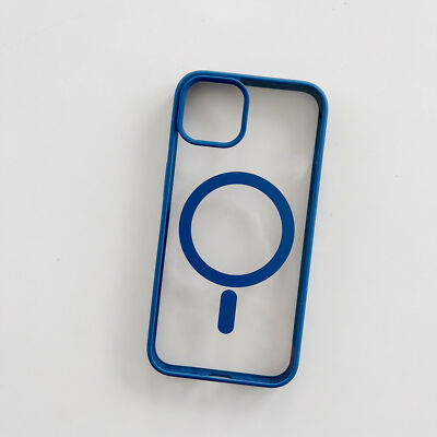For iPhone 7/8/XS/11/12/13/14/15 Frosted Acrylic Magsafe Clear Slim Phone Case