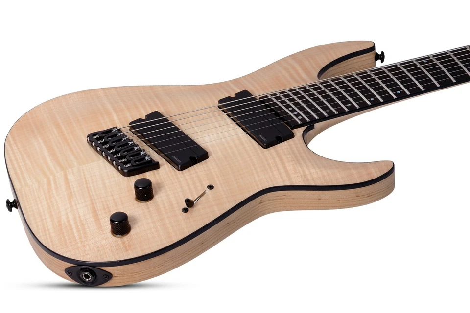 Guitarra Schecter C-7 Multiscale SLS Elite Gloss Natural 7 Cordas + SACO GIG GRÁTIS - Imagem 2 de 4
