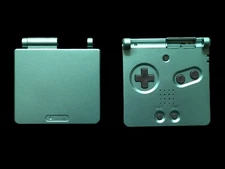 GBA SP Game Boy Advance SP Replacement Housing Shell Screen Lens Pearl Green USA