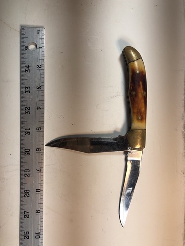 Pakistan 2 Blade Folding Pocket Knife Multi Colored - Picture 6 of 7