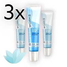 3x Avon Works Facial Hair Removal Cream, 15ml  Pack of 3  New Stock