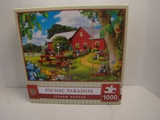 Master Pieces 1000 Piece Jigsaw Puzzle Picnic Paradise