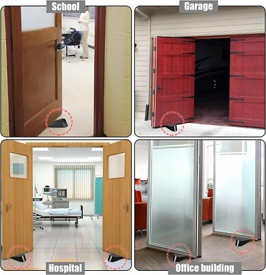 Big Door Stopper Heavy Duty Wedge Rubber Door Stops inches long 