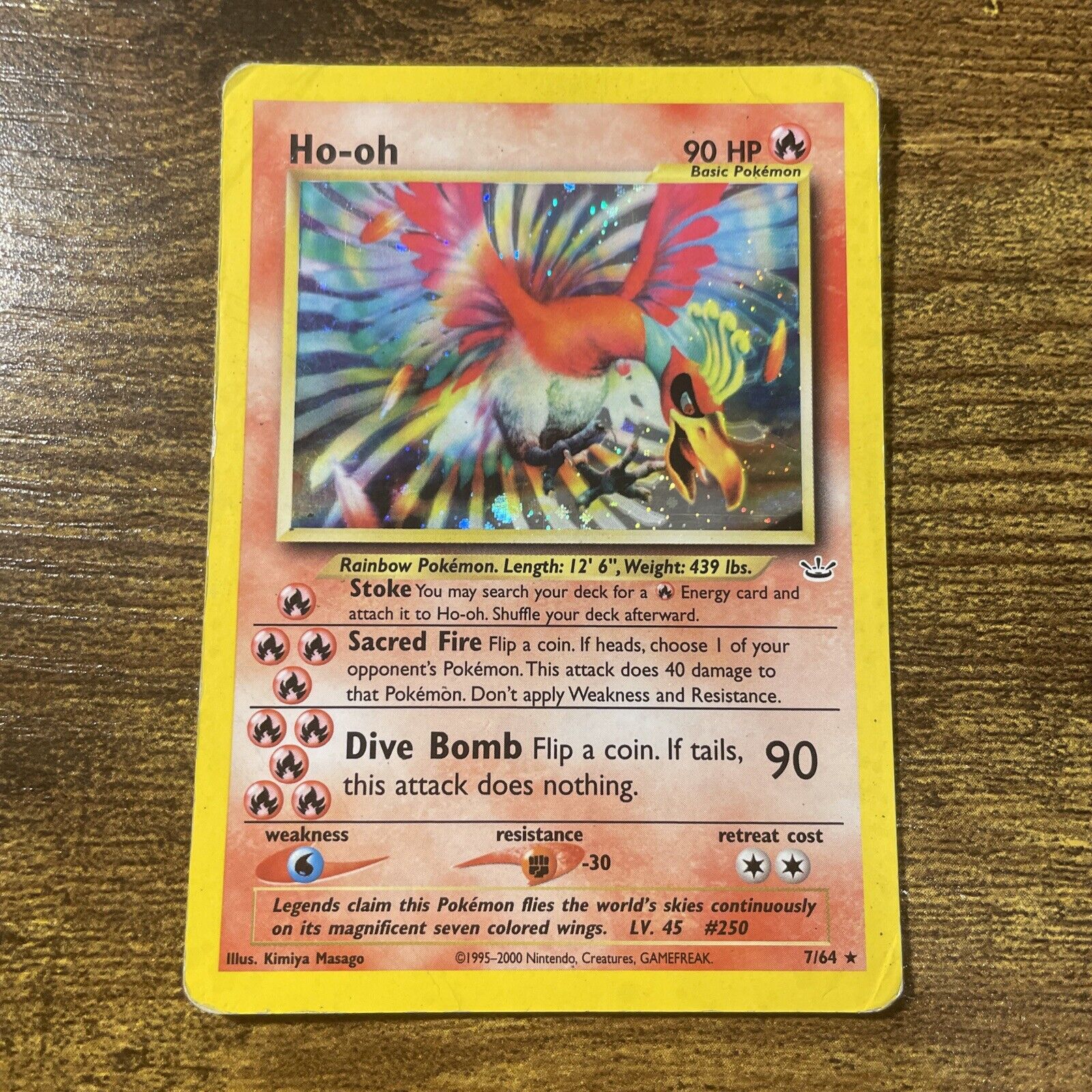 Pokemon Ho-oh Hooh Ho Oh GX Custom Full Art Metal Pokemon Card -   Denmark