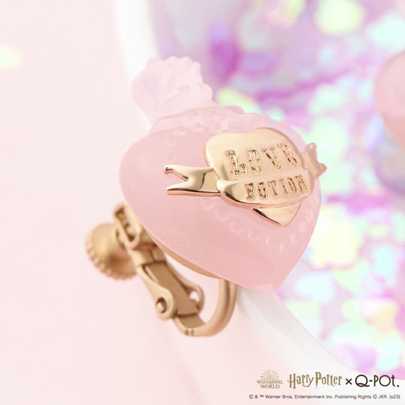 Harry Potter x Q-pot. Sweet Love Potion Clip-on Earrings