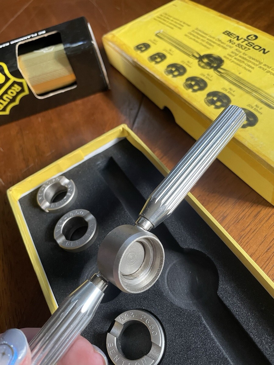Bentson 5537, Rolex Oyster Case Opener Set of 6 PCs Oyster Dies In