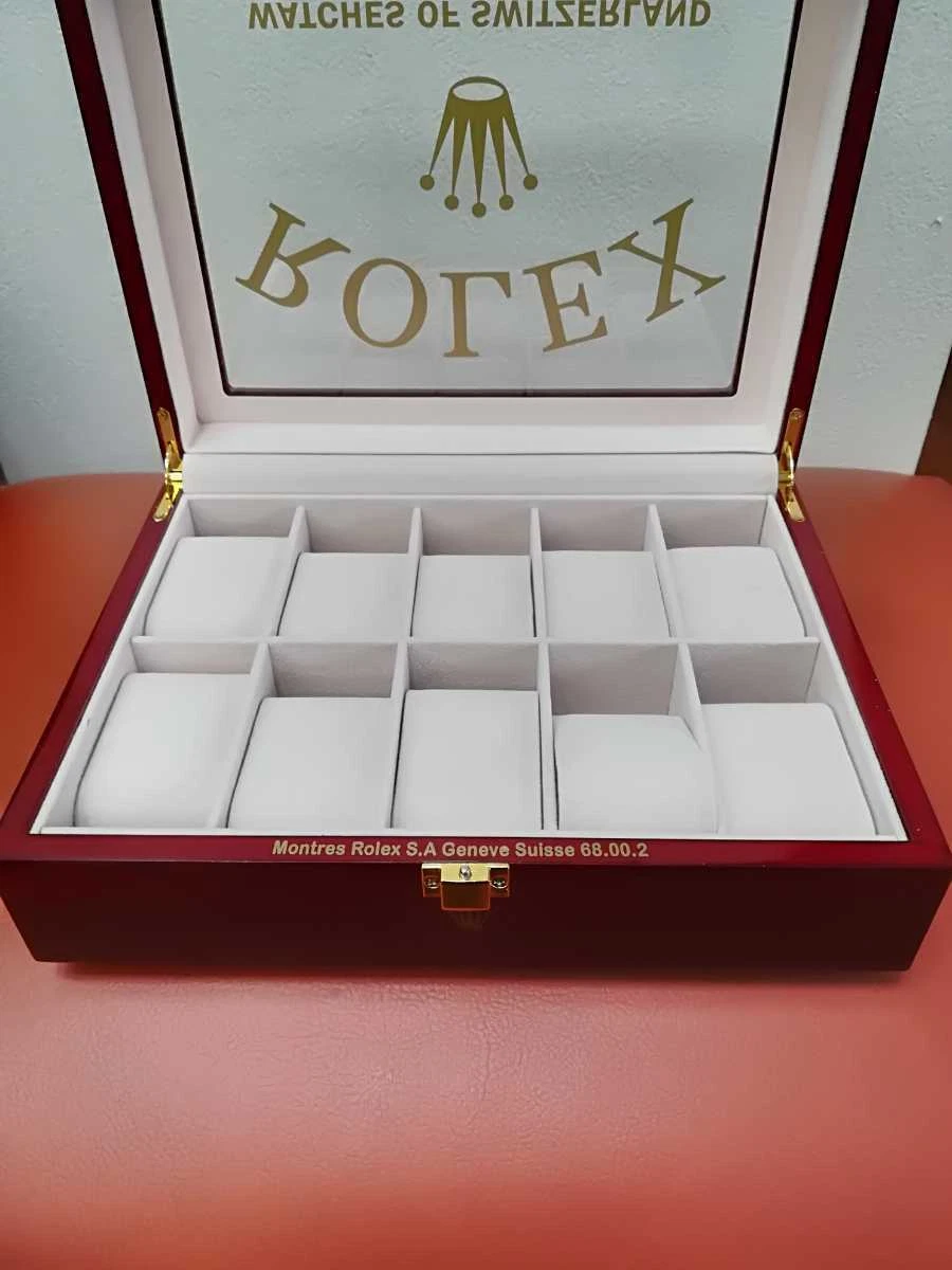 Rolex watch case 10 pieces storage collection box for collectors eBay