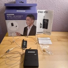 Samson Stage XPD1 Presentation Headset USB Digital Wireless System Preowned Cond
