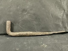 Alt Vintage Selten Handgefertigt Einzigartig Rustikal Schwer Groß Größe Eisen