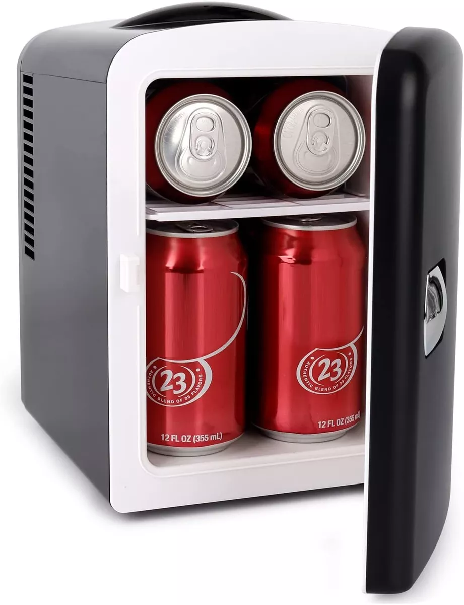 Portable Mini Fridge 4 Liter 6 Can Skincare Small Refrigerator Cooler  Warmer