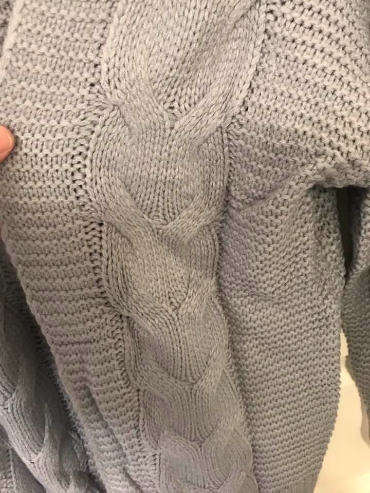 Imily Bela Womens Open Front Cardigans Soft Long Sleeve Cable Knit Outerwear Swe