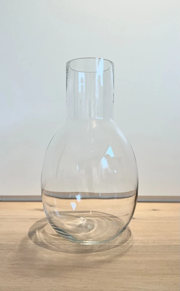 ° Hochwertige Qualität! ° Handgefertigte 47cm hohe LEONARDO Glas VASE Bodenvase
