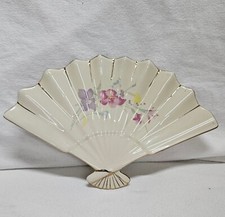Beautiful Porcelain Fan with Beautifully Flowers