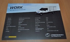 Work Streetscooter Deutsche Post DHL Truck Brochure Prospekt