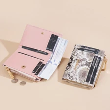 Women Change Bags Ladies Mini Coin Purse Zipper Pouch ID Card Credit Card Purses