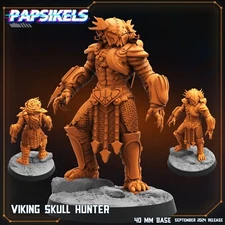 Viking Skull Hunter Papsikels Miniature AvP, Predator