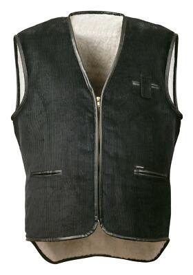 Feldtmann Breitcordweste Größe XL schwarz - 1878/3