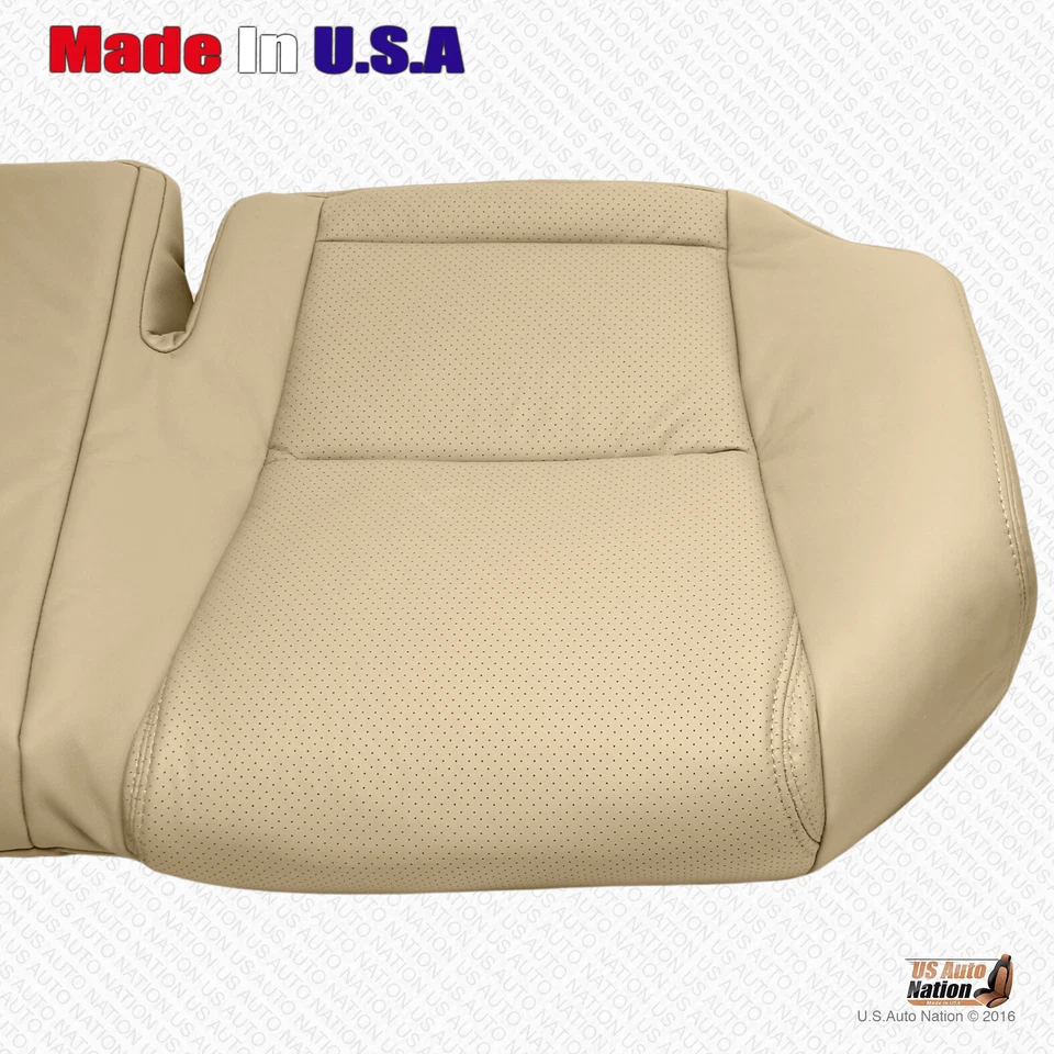 Para 2006 2007 2008 Lexus GS350 GS450H GS460 Banco Trasero Parte Inferior Cuero Cubierta Tostado Foto 4 de 4