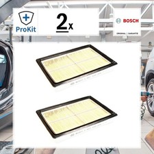 2x ORIGINAL® Bosch Luftfilter für Nissan Almera I Hatchback Primera Traveller