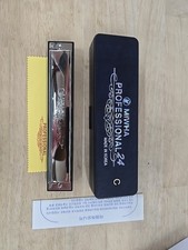 24 Hole Professional Harmonica C Key Mouth Organ for Kids Beginners Silver