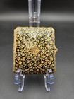 Vintage Stratton of London Enamel Cigarette Case Persian Floral Design