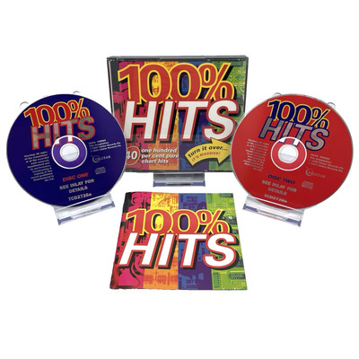 100% Hits 2x CD 40 Songs (1994) ~ The Prodigy Ace of Base 2 Unlimited Erasure