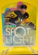 2025-26 Upper Deck Flair Sidney Crosby Center Spotlights #CS-13 Penguins