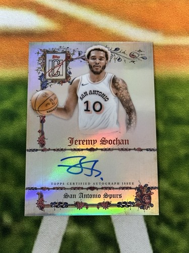 2025 Topps Signature Jeremy Sochan Base (RAW)