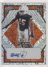 2021 Leaf Flash Orange 3/10 Greg Rousseau #BA-GR1 Auto no9