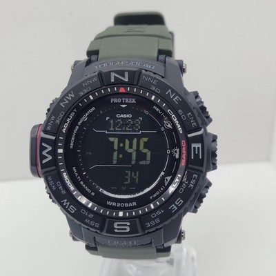Casio Pro Trek Tough Solar Resin 20ATM 53mm Compass Watch PRW